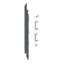 Eindkap+connector links voor 190mm - Kunststof voor jou
